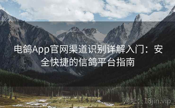 电鸽App官网渠道识别详解入门:安全快捷的信鸽平台指南 电鸽App官网渠道识别详解入门:安全快捷的信鸽平台指南